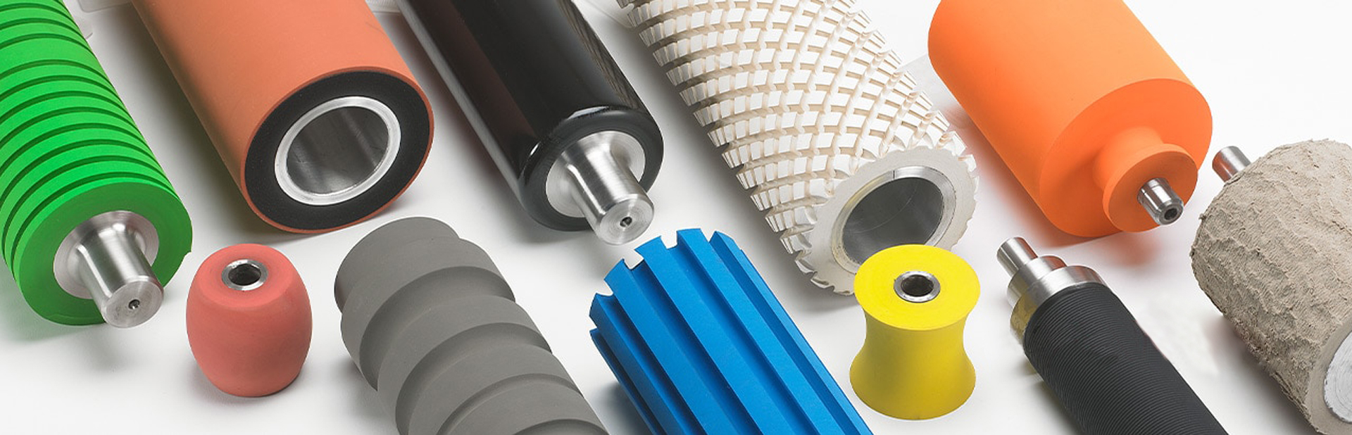 Hardened, PU coated and Rubberized Rollers